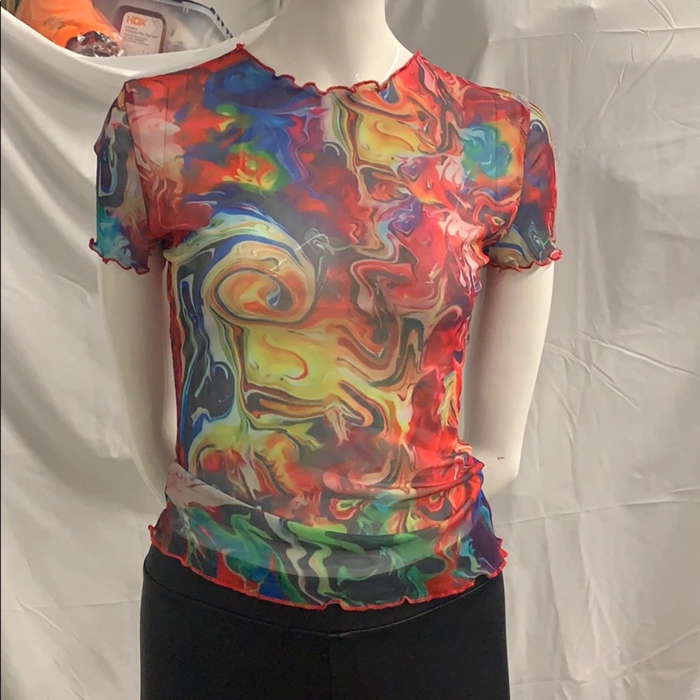 Colorful Shein top